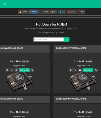 bitskins layout