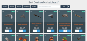 Marketplace.tf Deals page